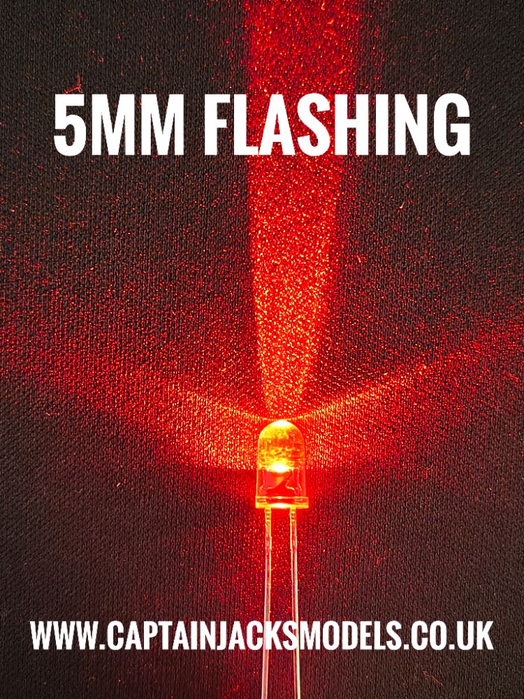 5mm FLASHING Ultra Bright LEDs