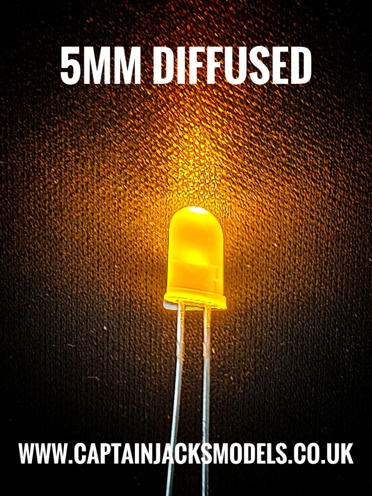 5mm Yellow Diffused LED
