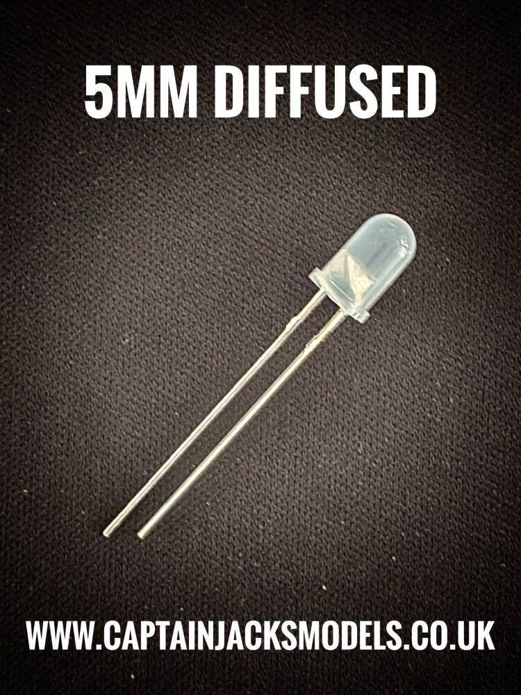 5mm Warm White Yellow Shade Diffused LED