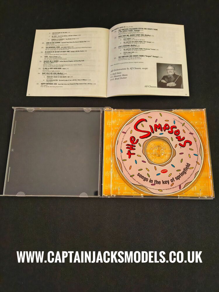 The Simpsons Songs In The Key Of Springfield Official TV Series Soundtrack CD