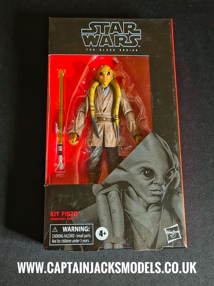 Star Wars The Black Series Kit Fisto 6 Inch Figure No. 112 Part Numbers E9329 E4071