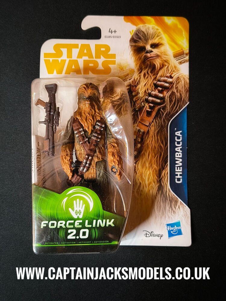Star Wars Force Link 2.0 Chewbacca Collectable 3.75" Figure E1185 E0323