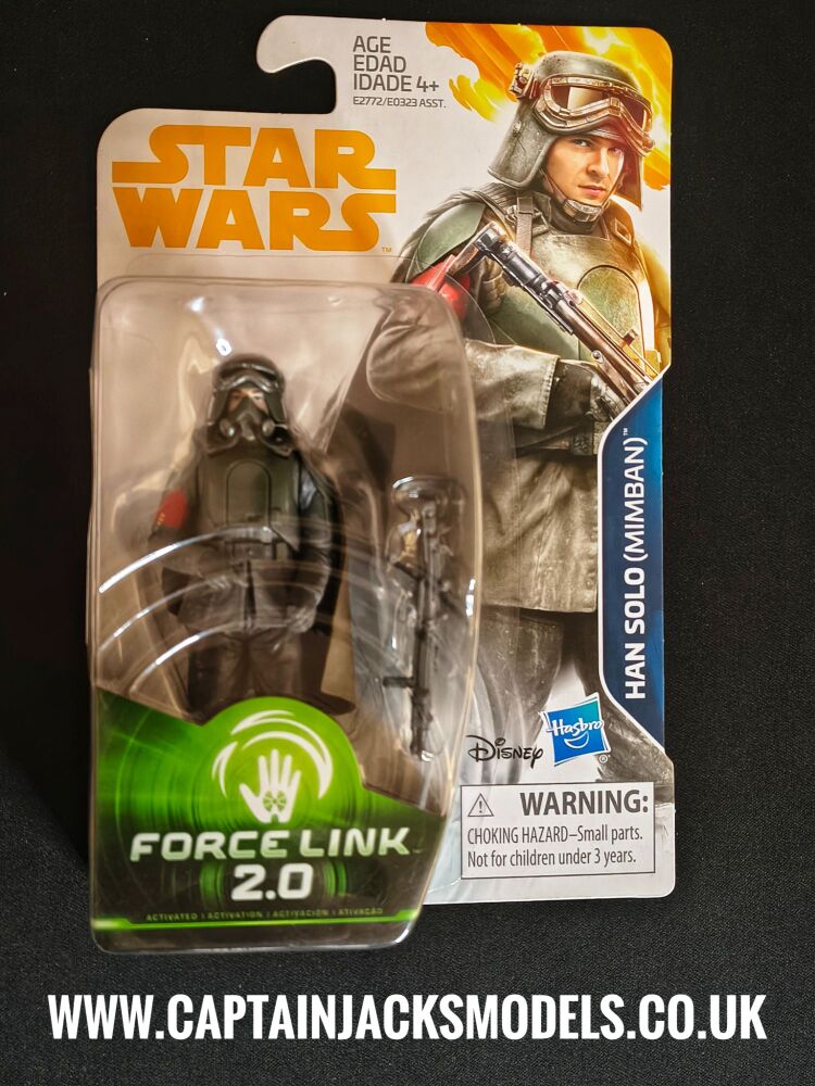 Star Wars Han Solo Mimban Collectable Figure E2772  E0323 Force Link 2.0 Compatible 3.75 Inch
