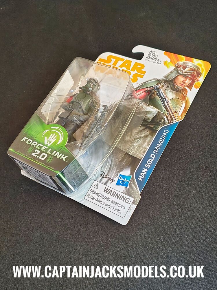 Star Wars Han Solo Mimban Collectable Figure E2772  E0323 Force Link 2.0 Compatible 3.75 Inch