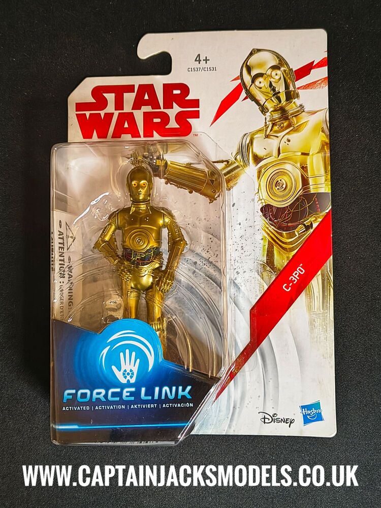 Star Wars C-3PO Collectable Figure C1537 C1531 Force Link Compatible 3.75 Inch