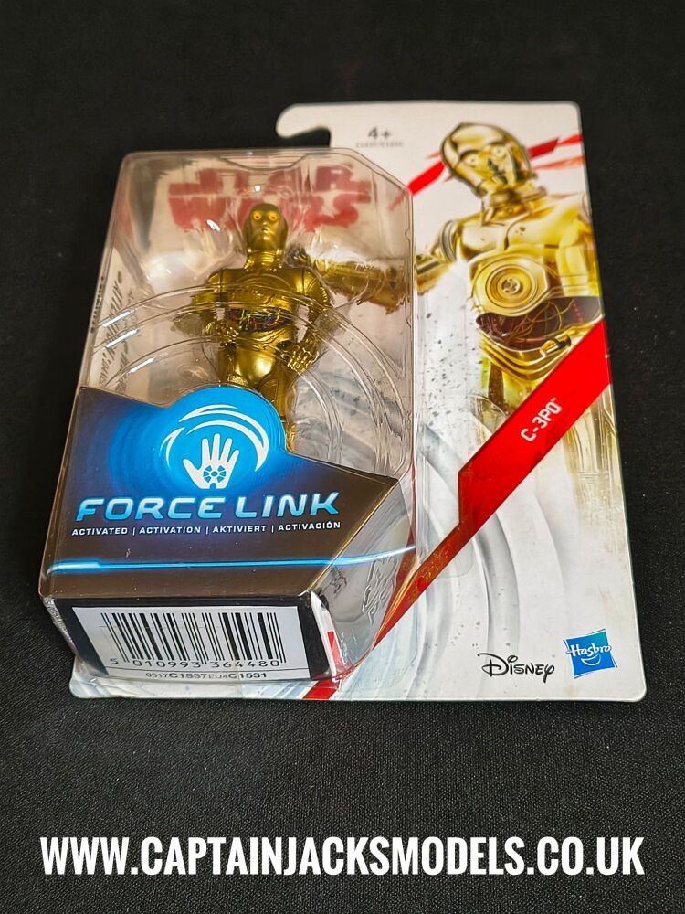Star Wars C-3PO Collectable Figure C1537 C1531 Force Link Compatible 3.75 Inch