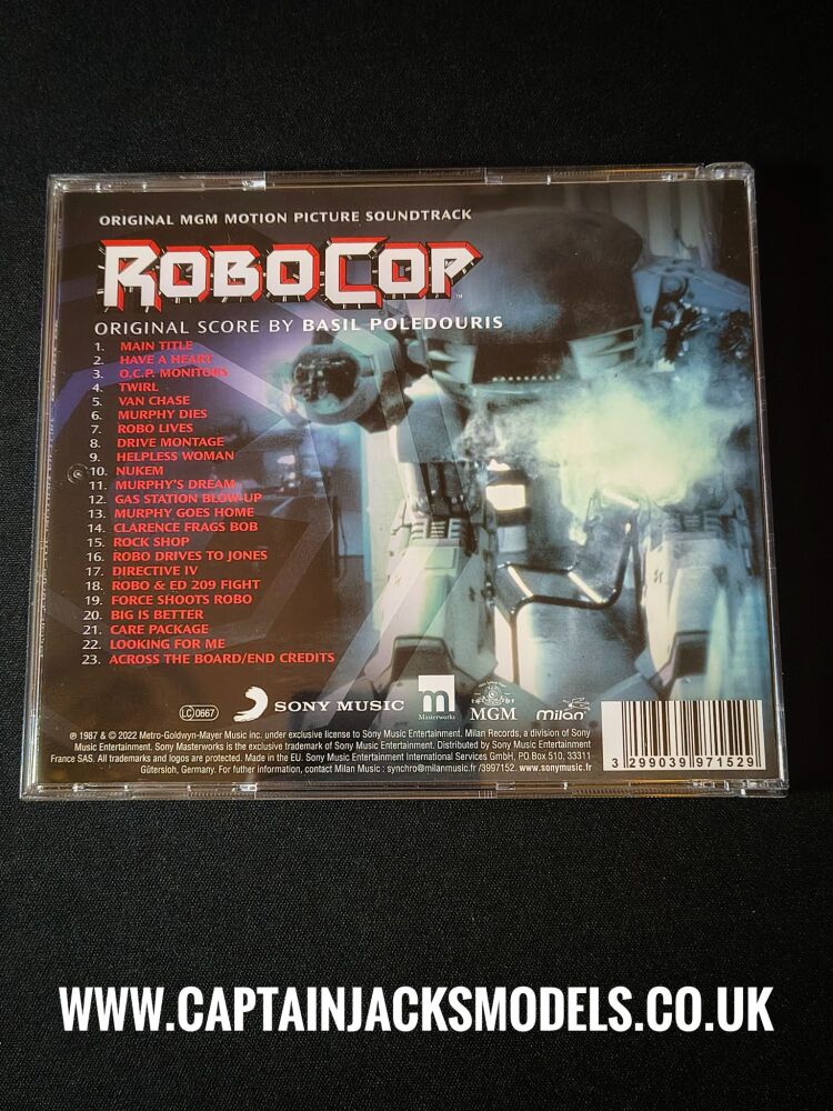 Robocop Original Score Movie Soundtrack CD