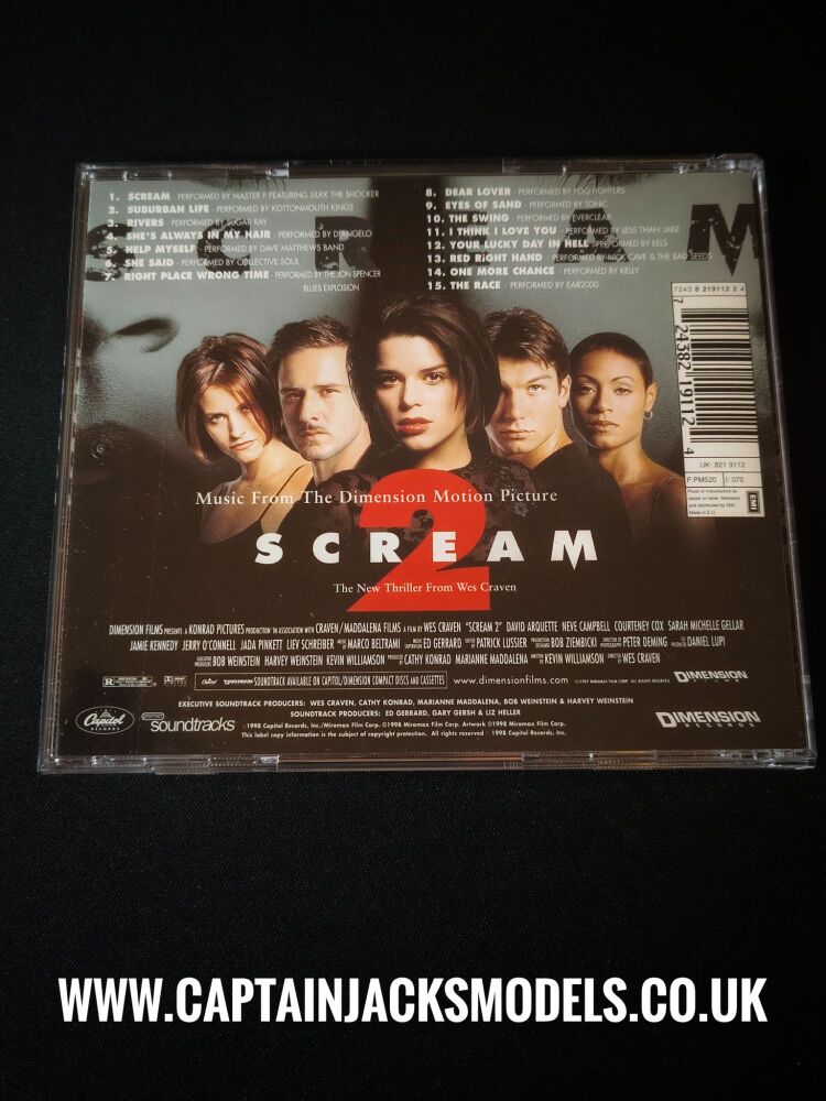 Scream 2 Original Movie Soundtrack CD