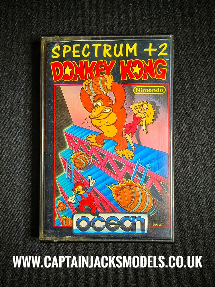 Nintendo Donkey Kong By Ocean Software Vintage ZX Spectrum 48K 128K +2 Software RARE Game Tested & Working