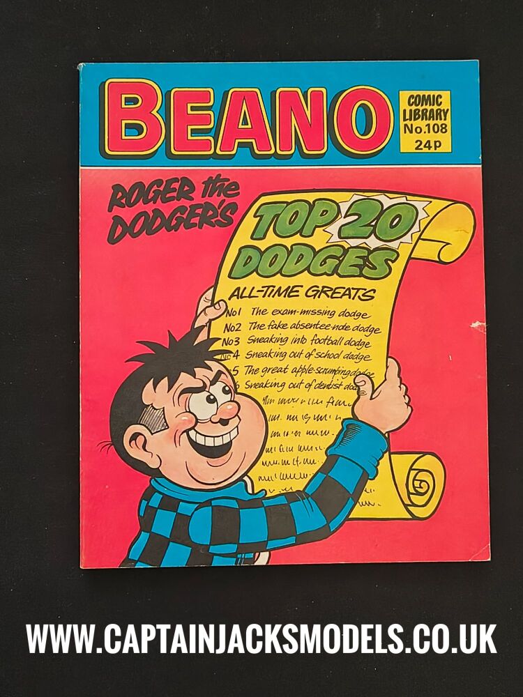 Bean Comic Library Issue 108 Roger The Dodgers Top 20 Dodges