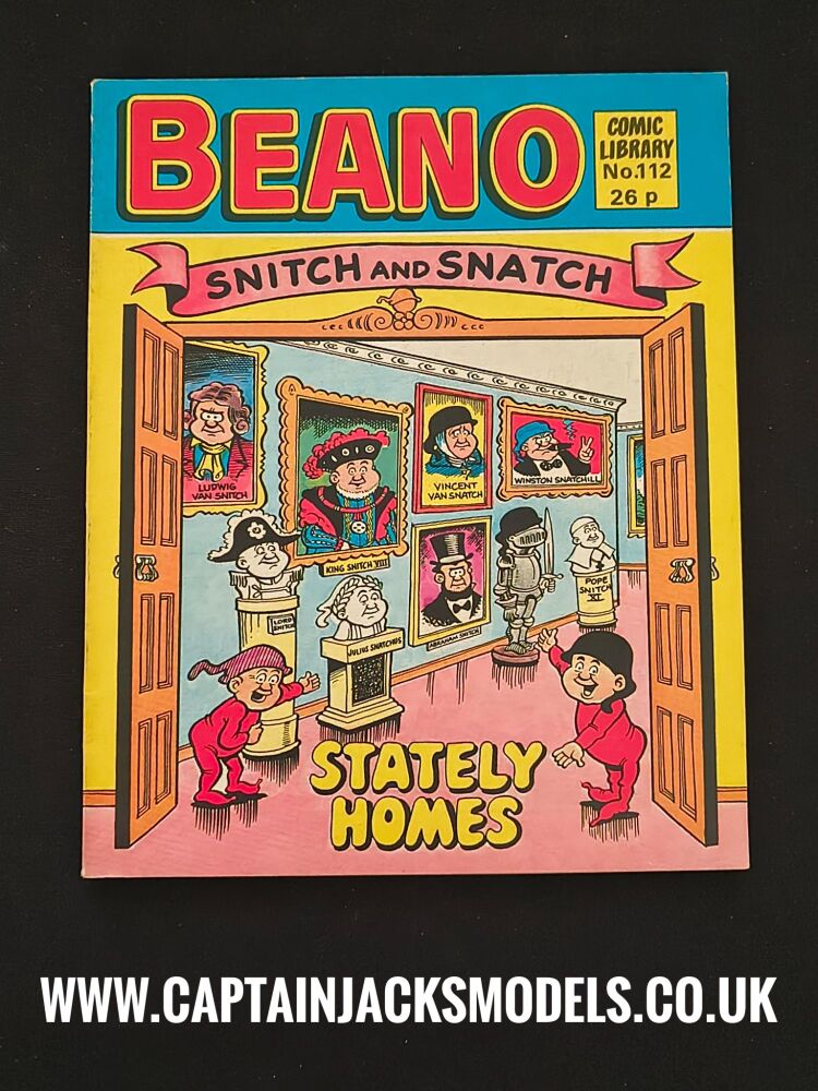 Bean Comic Library Issue 112 Snitch & Snatch Stately Homes