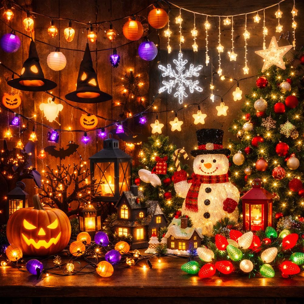 Seasonal Lighting Components & Decor