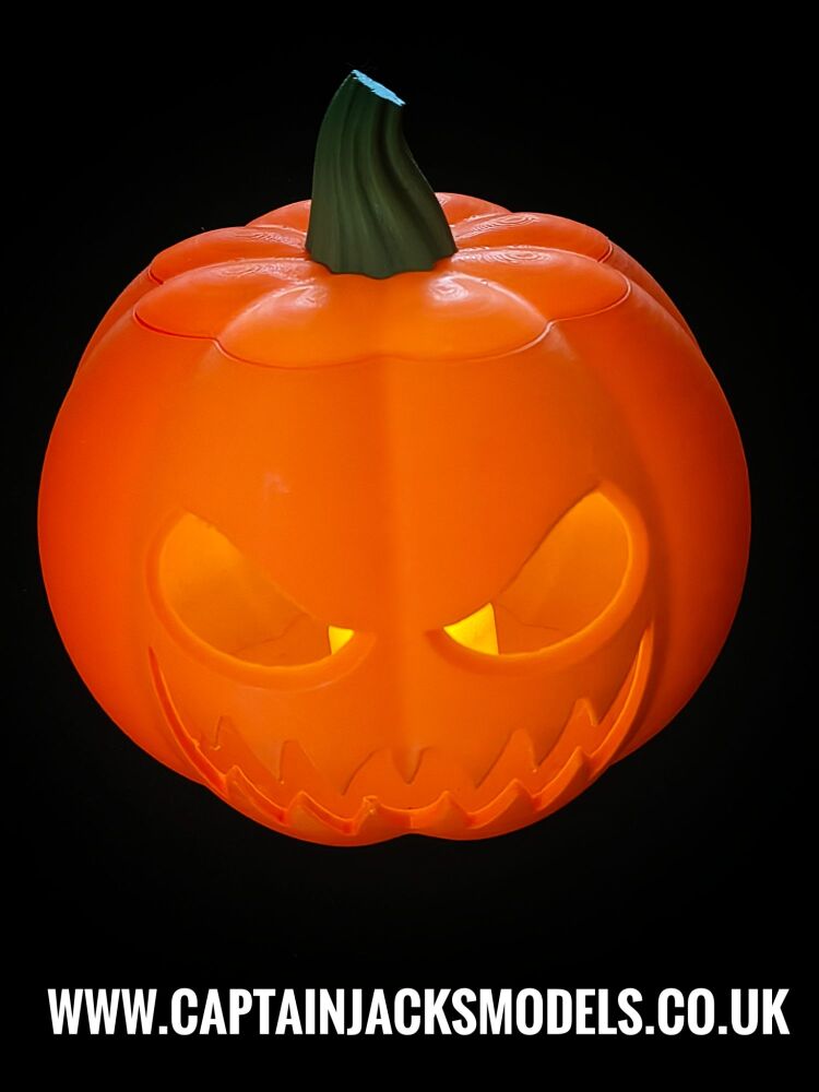 3D Printed Halloween Pumpkins With LED Tealight Candle DESIGN 1