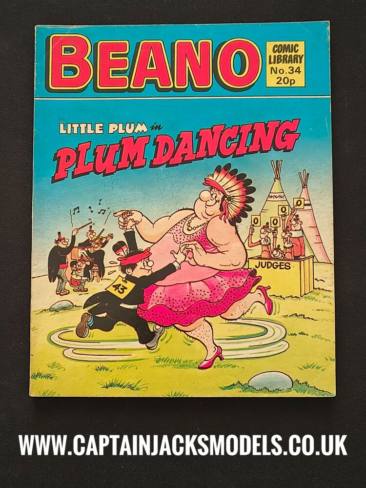 Beano Comic Library Issue 34 Little Plum In Plum Dancing