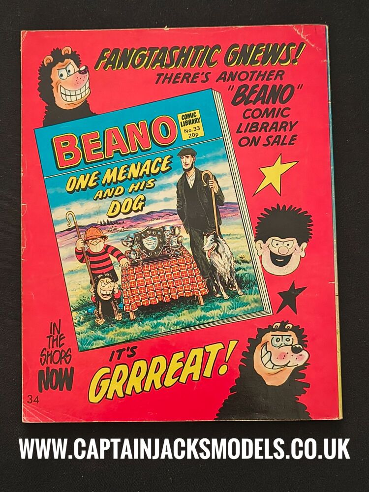 Beano Comic Library Issue 34 Little Plum In Plum Dancing