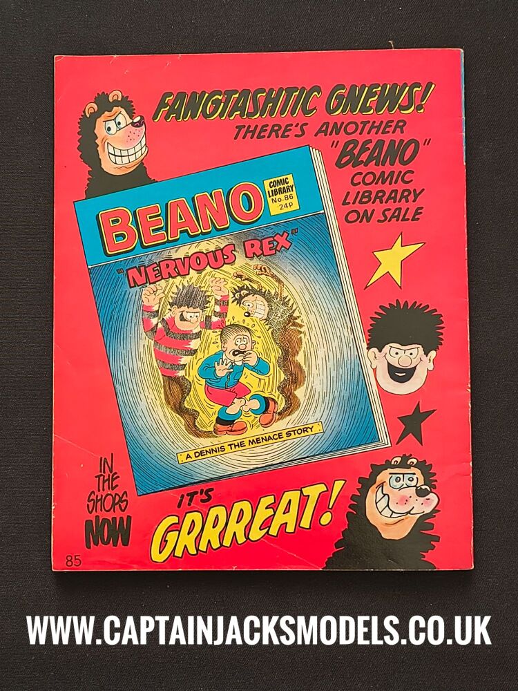 Beano Comic Library Issue 85 Jonah The Charge Of Colonel Grenade!