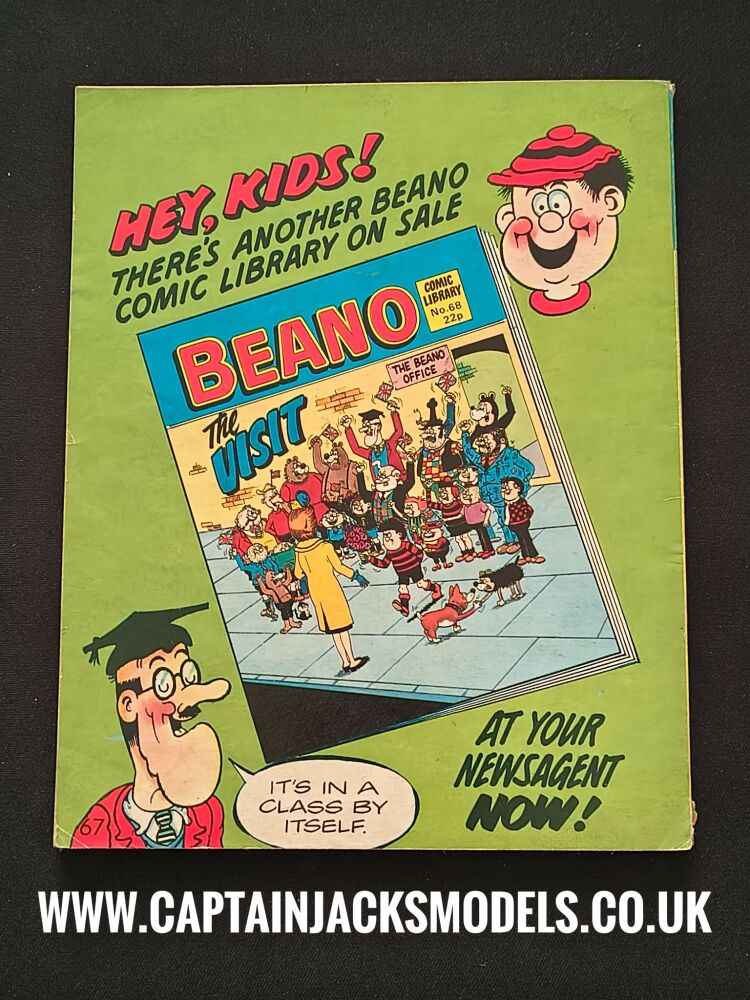 Beano Comic Library Issue 67 Gnasher In Stowaway