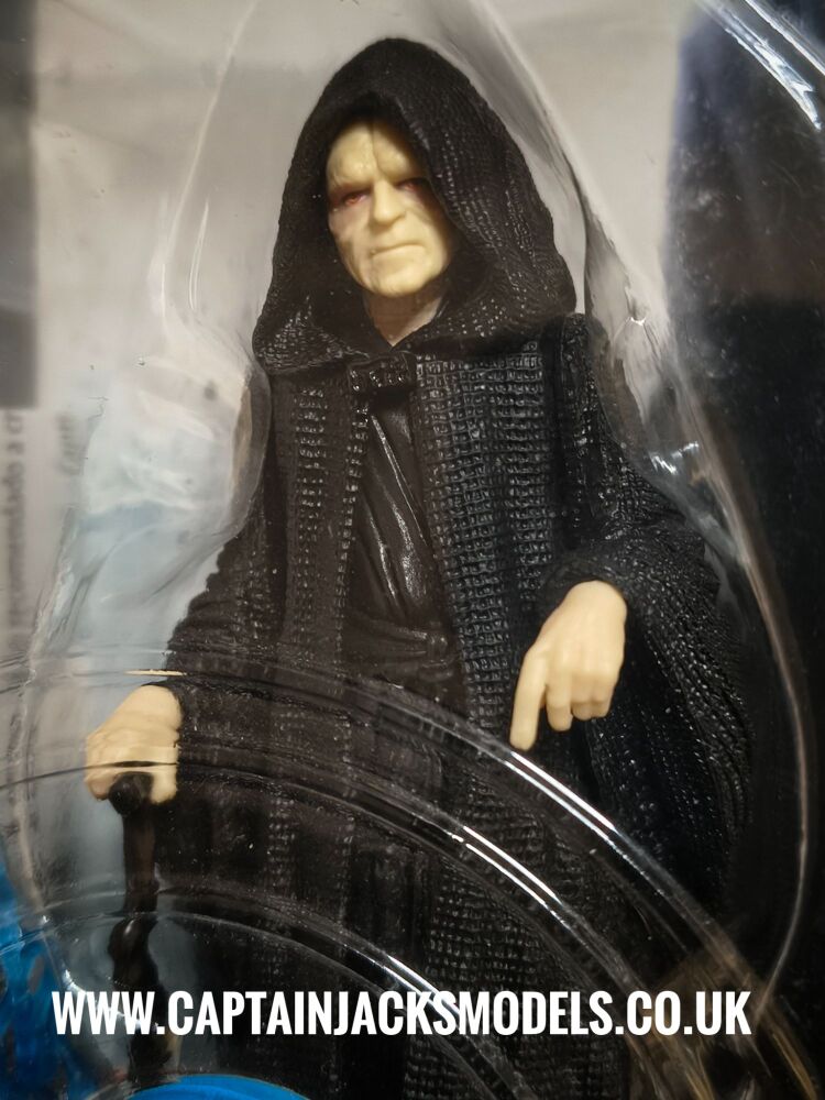 Star Wars Force Link Emperor Palpatine Collectable 3.75" Figure E0522 C1503 Mint Condition On Card