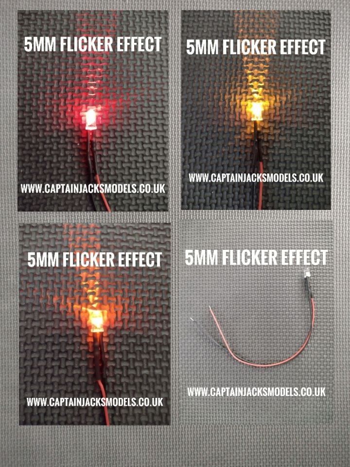 5mm Flicker Effect LEDs