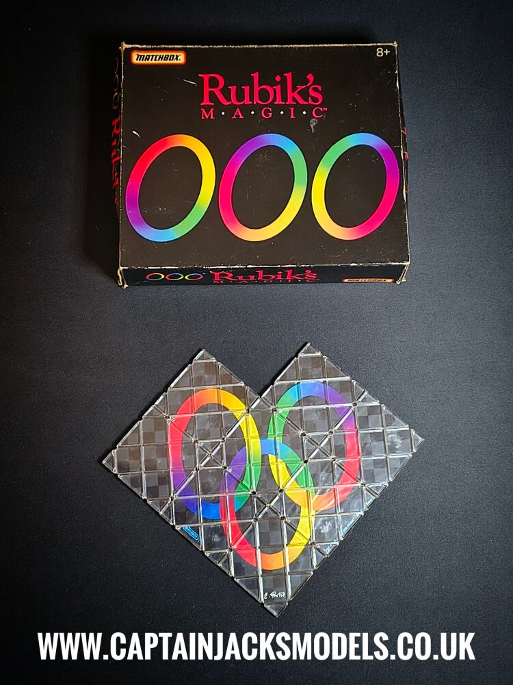 Rubiks Magic Original 1986 Puzzle Complete With Box & Instructions