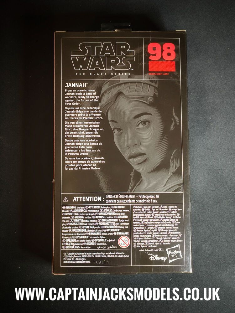 Star Wars The Black Series Jannah  E6055 E4071 Collectable 6" Figure No. 98