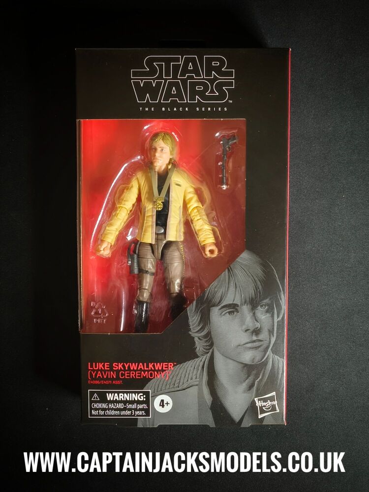 Star Wars The Black Series Luke Skywalker Yavin Ceremony E4086 E4071  Collectable 6" Figure No. 100