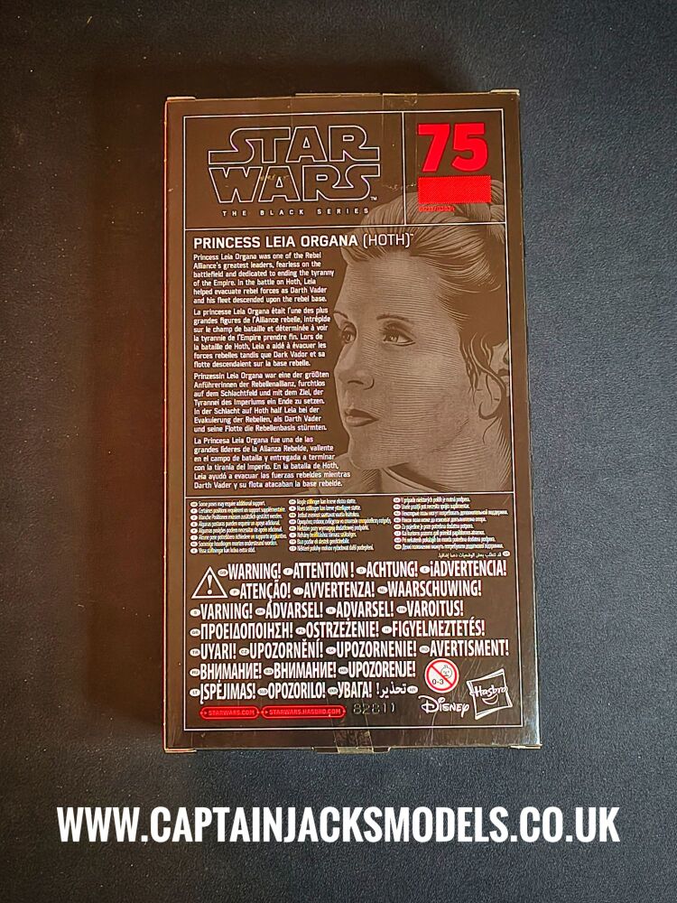 Star Wars The Black Series 6 Inch Action Figure 75 Wave 19 Princess Leia Hoth Outfit E1213 B3834