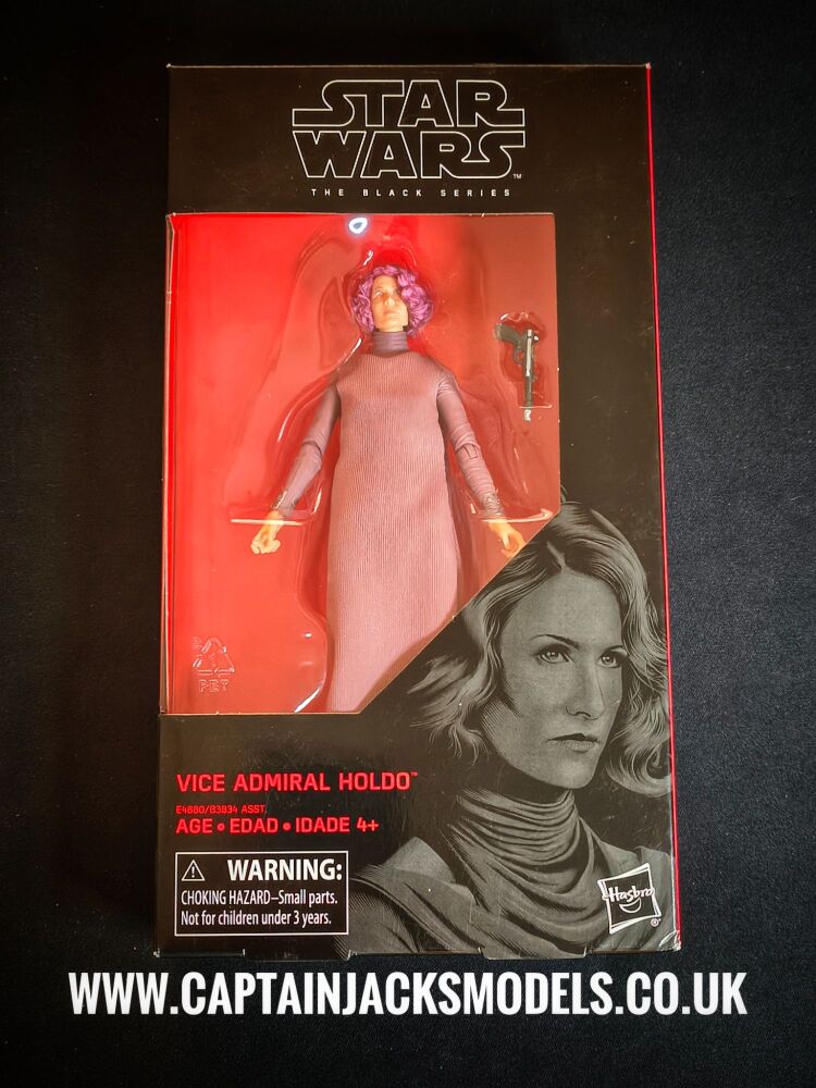 Star Wars The Black Series 6" Vice Admiral Holdo E4880 B3834 Collectable Figure 80