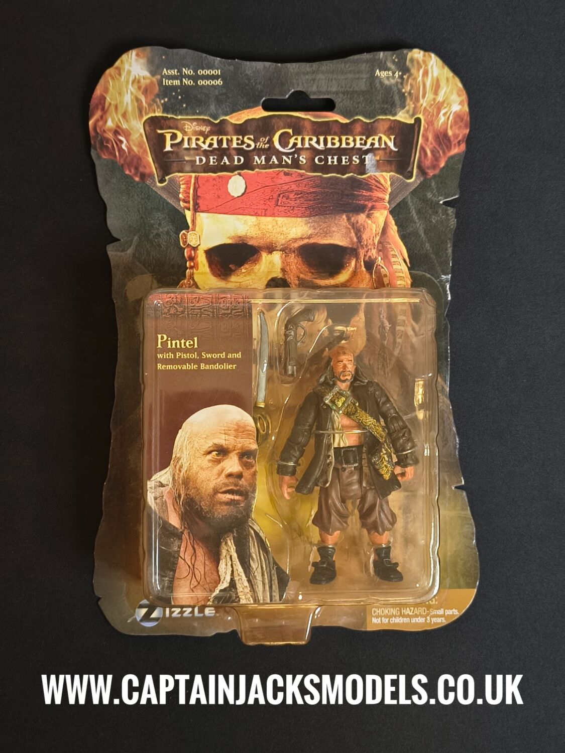 Zizzle Collectors Figure Pirates Of The Caribbean Dead Mans Chest
