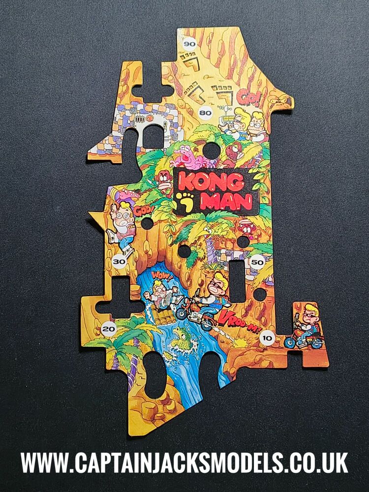 Tomy Kongman Replacement Original Cardboard Pictorial