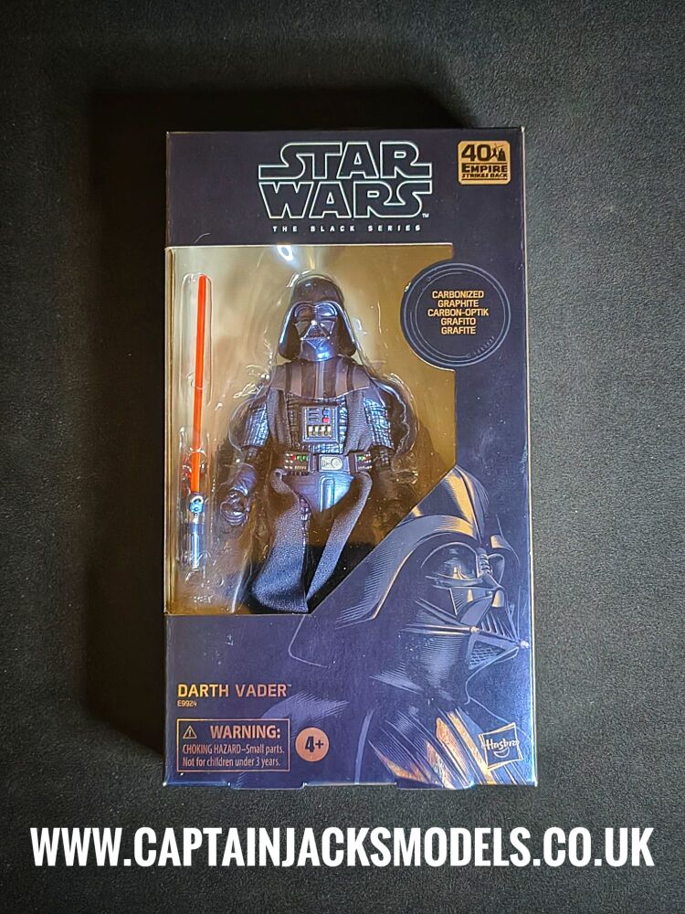 Star Wars - Hasbro - The Black Series - E9924 -  Carbonized  6" Darth Vader Action Figure  - Premium Collectable Figure Set