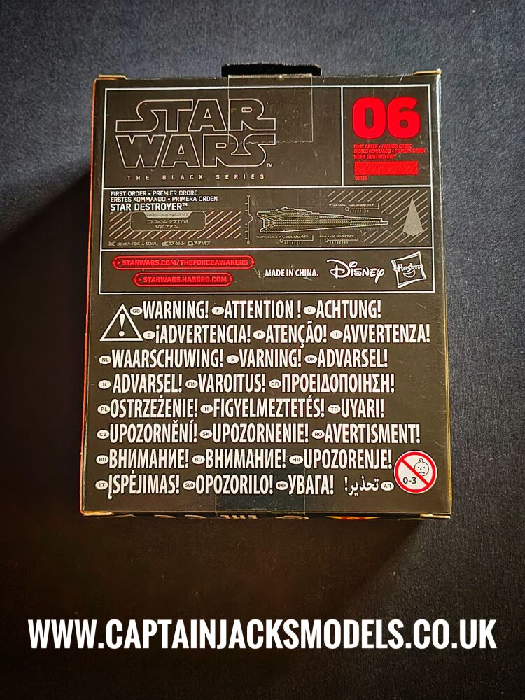 Star Wars The Black Series Titanium Series B3935 First Order Star Destroyer 06