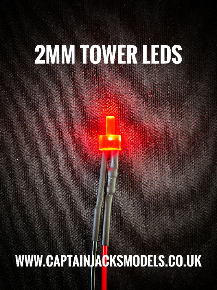 LEDs Prewired 2mm Tower