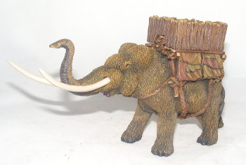 Painted Mammoth with Howdah