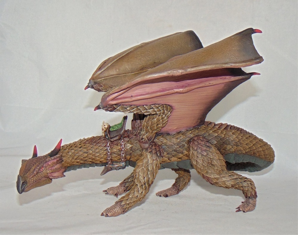 Dragon with saddle