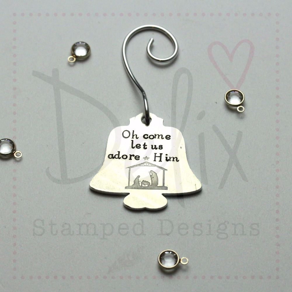 Personalised Christmas bell