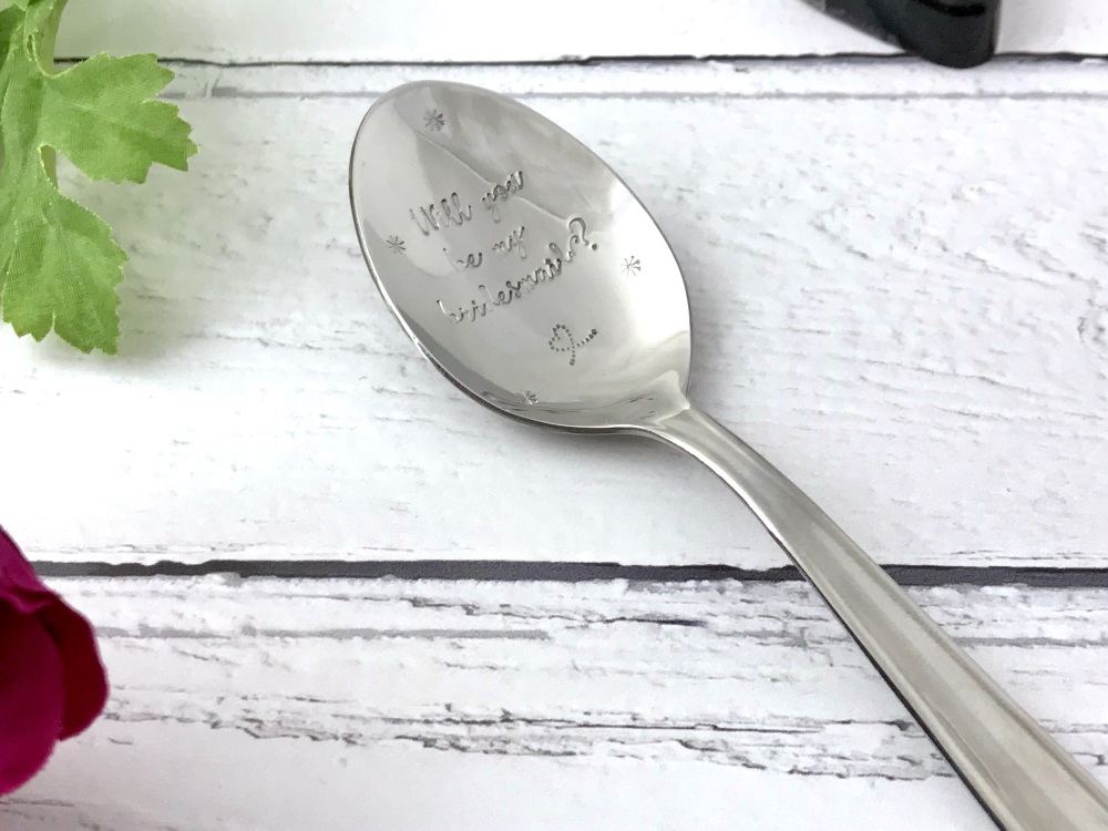 Bridesmaid tea spoon