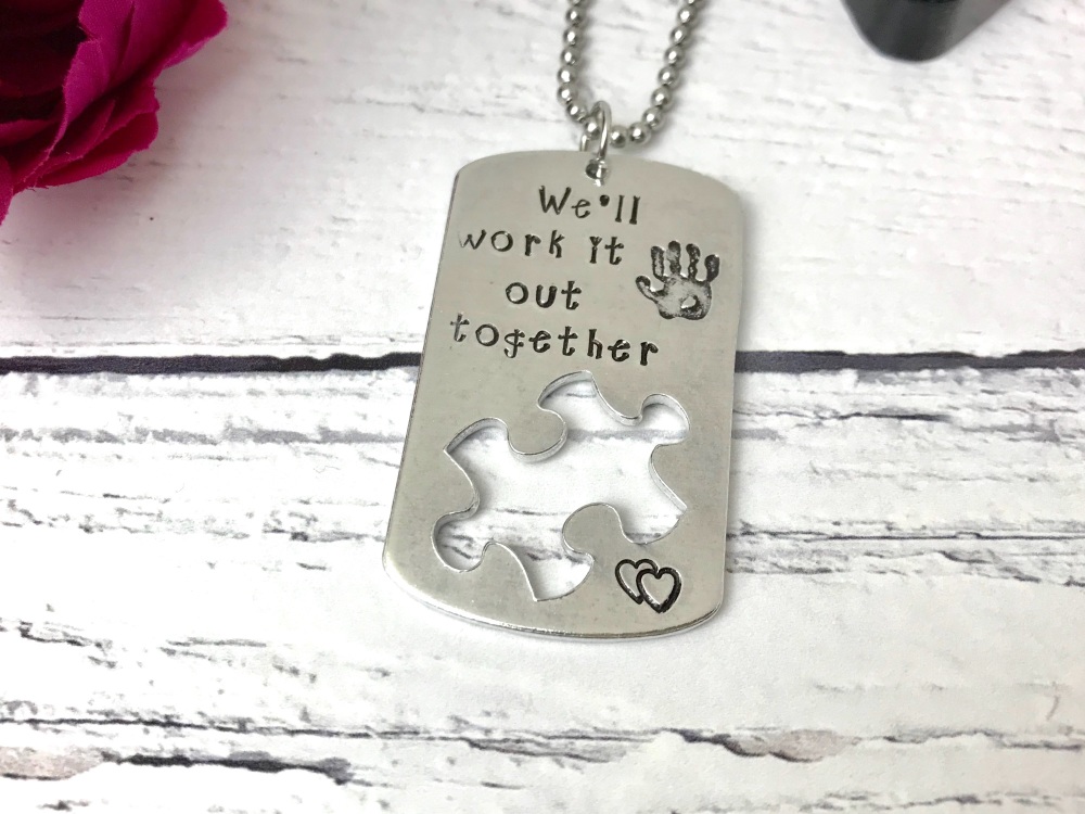 aluminium necklace