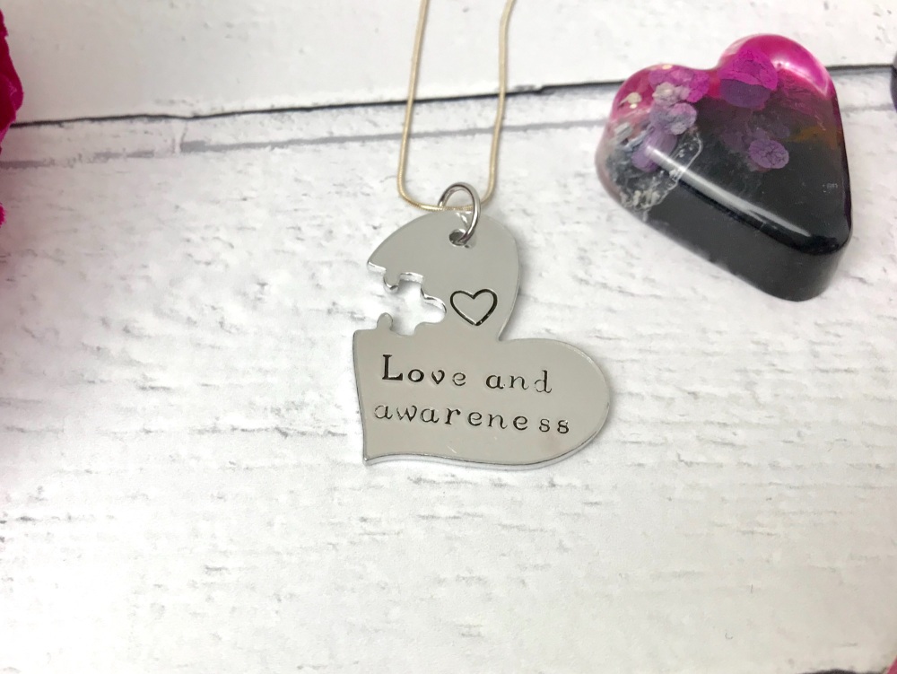 Love and awareness necklace