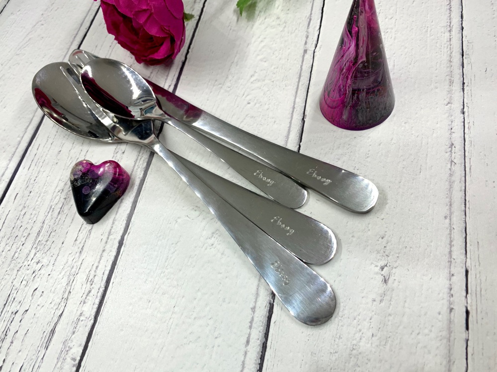 Adults personalised cutlery