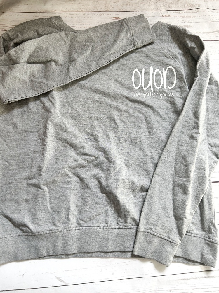 OUOD When you know, you know. Adult sweatshirt Medium