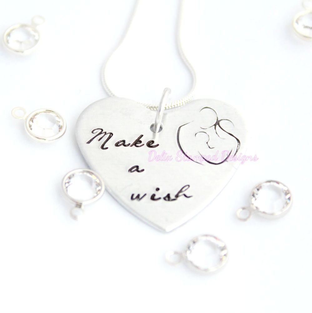 Exclusive family stamp necklace
