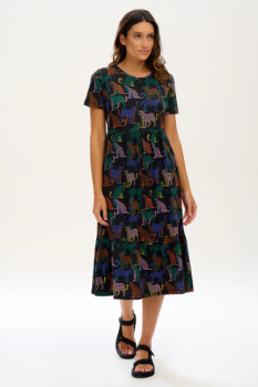 Sugarhill Brighton UNNA JERSEY SMOCK DRESS