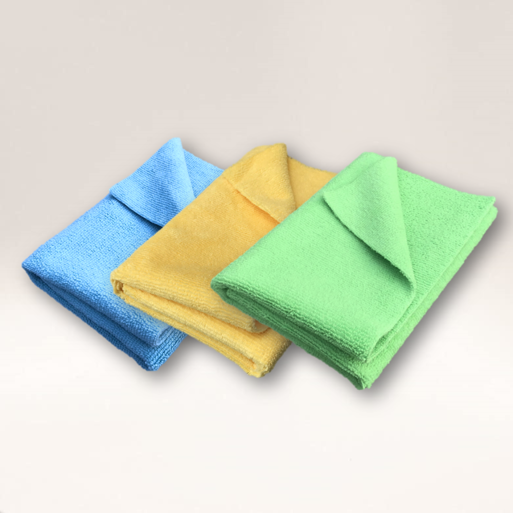 Microfibre Edgeless Cloth 300GSM Ultrasonic Cut 35cm x 35cm