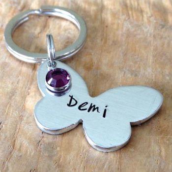 Small Butterfly Keyring