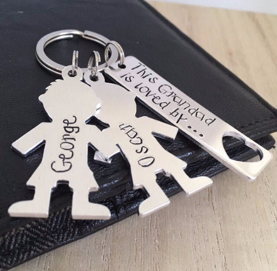 Personalised Silhouette Keyring