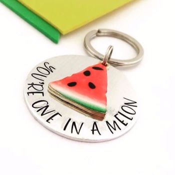 One In A Melon Keyring