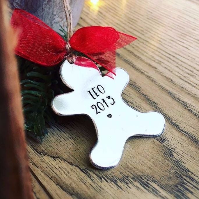 Personalised Gingerbread Man Decoration