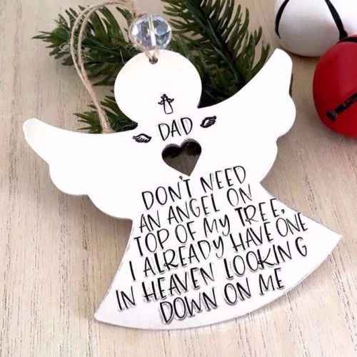 Remembrance Angel Christmas Tree Decoration Stamping Street