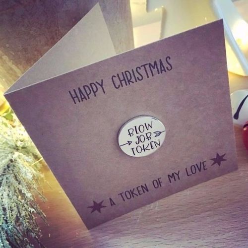 Blow Job Christmas Card